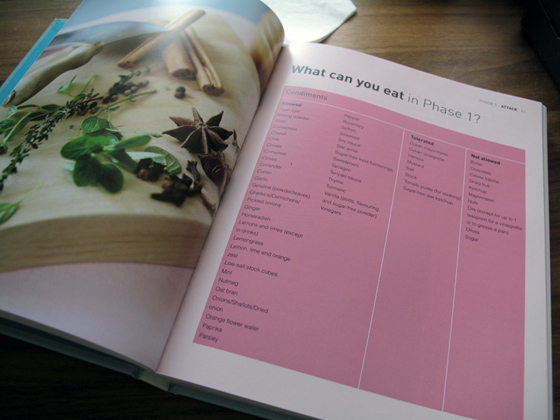 The Dukan Diet Life Plan - Sample menu page