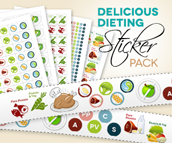 Delicious Dieting Sticker Pack